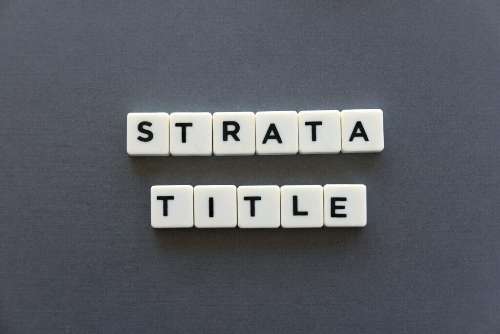 strata title at Peacock